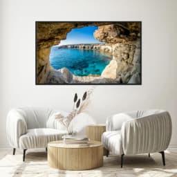 Quadro Decorativo Cavernas Marinhas