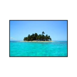 Quadro Decorativo Ilha Mar Azul