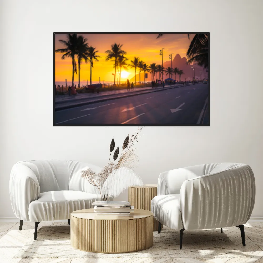 Quadro Decorativo Ipanema Rio De Janeiro