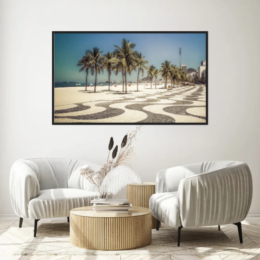 Quadro Decorativo Copacabana Rio De Janeiro
