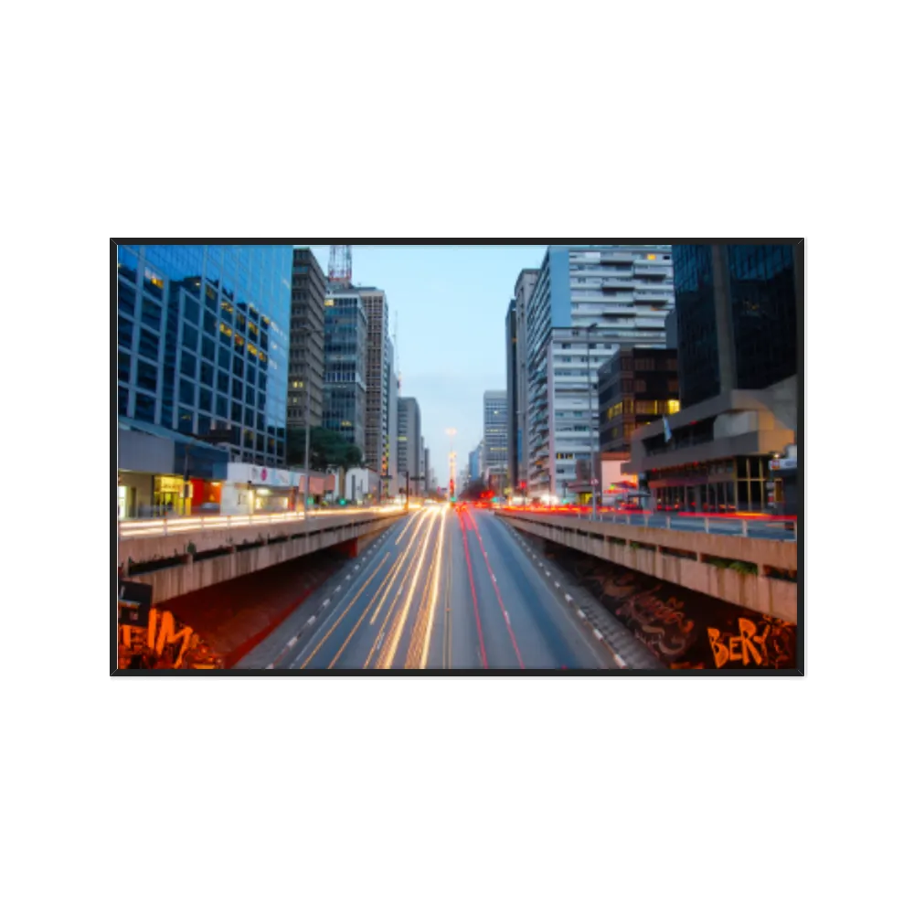 Quadro Decorativo Avenida Paulista Sao Paulo