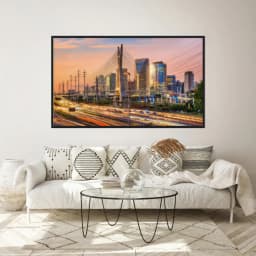 Quadro Decorativo Ponte Octavio Frias Sao Paulo