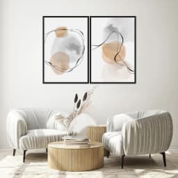 Kit Quadros Decorativos Minimalista