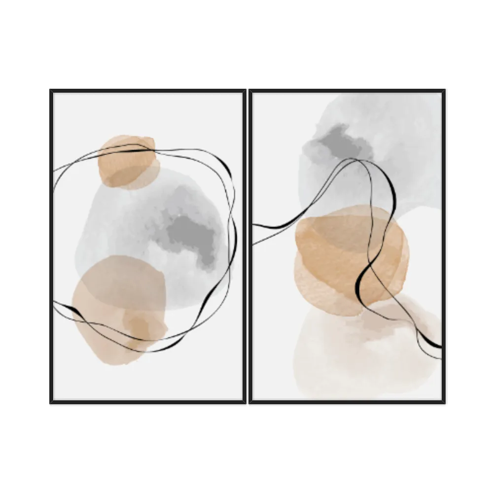 Kit Quadros Decorativos Minimalista