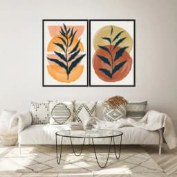 Kit Quadros Decorativos Tropical