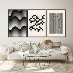 Kit Quadros Decorativos Minimalista