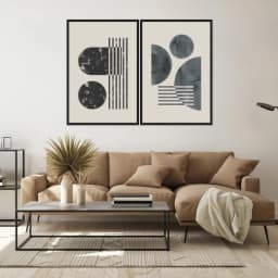 Kit Quadros Decorativos Geométrico