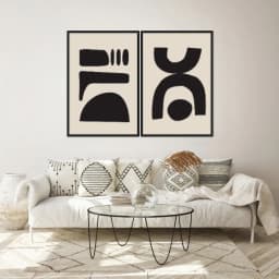 Kit Quadros Decorativos Formas