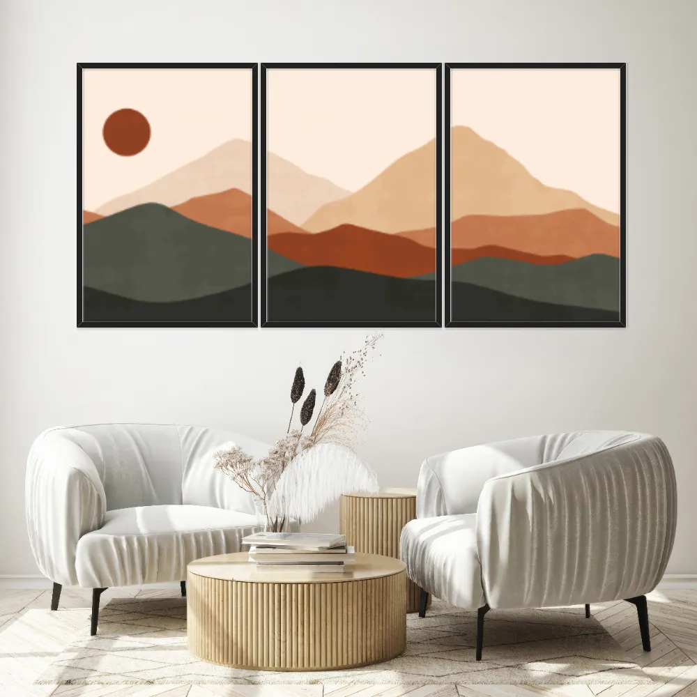 Kit Quadros Decorativos Montanha