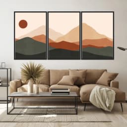 Kit Quadros Decorativos Montanha