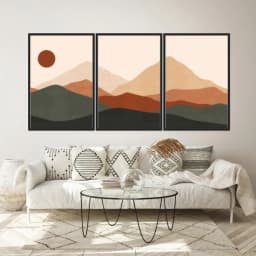 Kit Quadros Decorativos Montanha