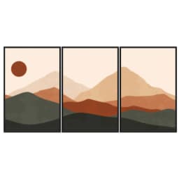 Kit Quadros Decorativos Montanha