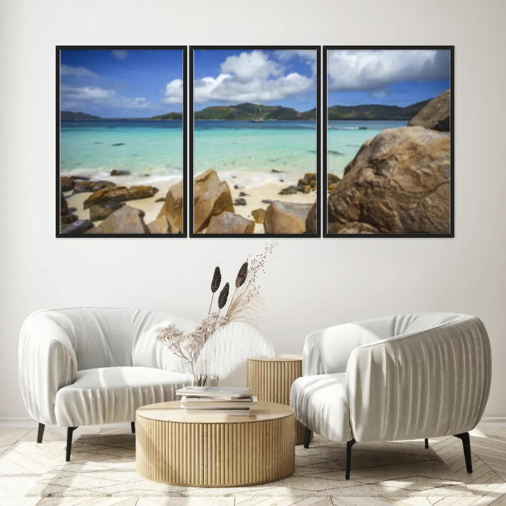 Kit Quadros Decorativos Praia