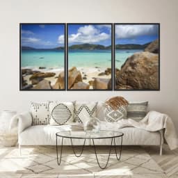 Kit Quadros Decorativos Praia