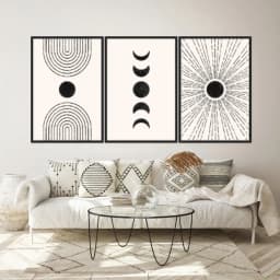 Kit Quadros Decorativos Boho