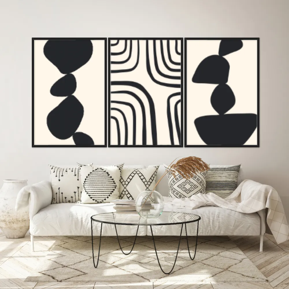 Kit Quadros Decorativos Formas
