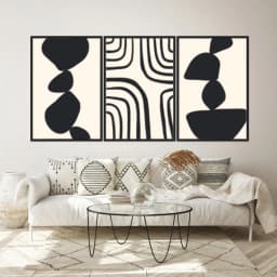 Kit Quadros Decorativos Formas