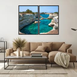 Kit Quadros Decorativos Praia