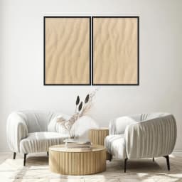 Kit Quadros Decorativos Areia