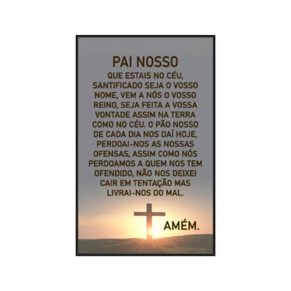 Quadro Decorativo Pai Nosso