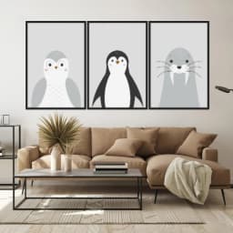 Kit Quadros Decorativos Safari