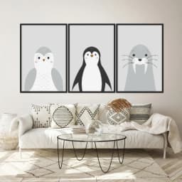 Kit Quadros Decorativos Safari