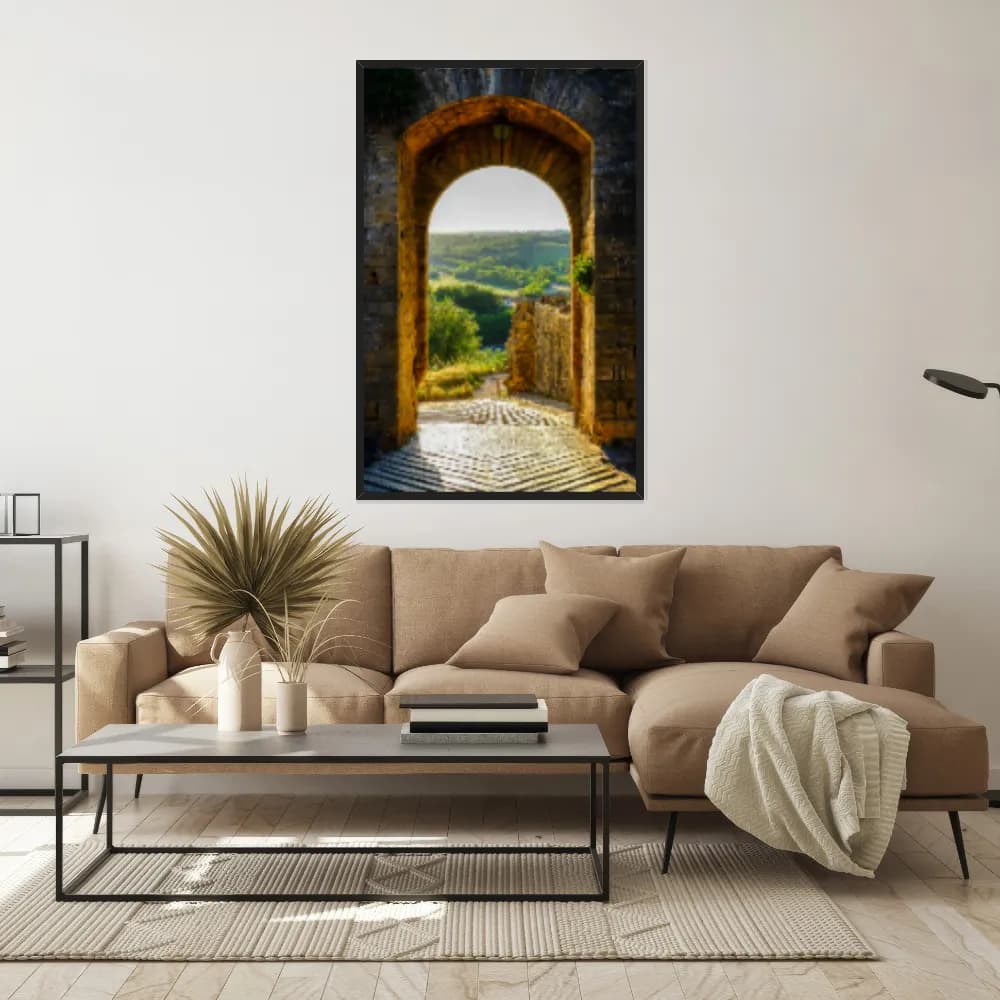 Quadro Decorativo Porta Itália
