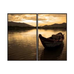 Kit Quadros Decorativos Pôr Do Sol