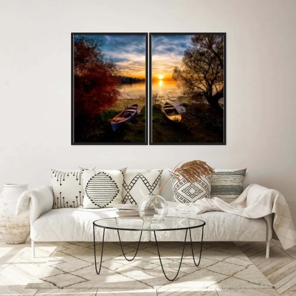 Kit Quadros Decorativos Na Areia