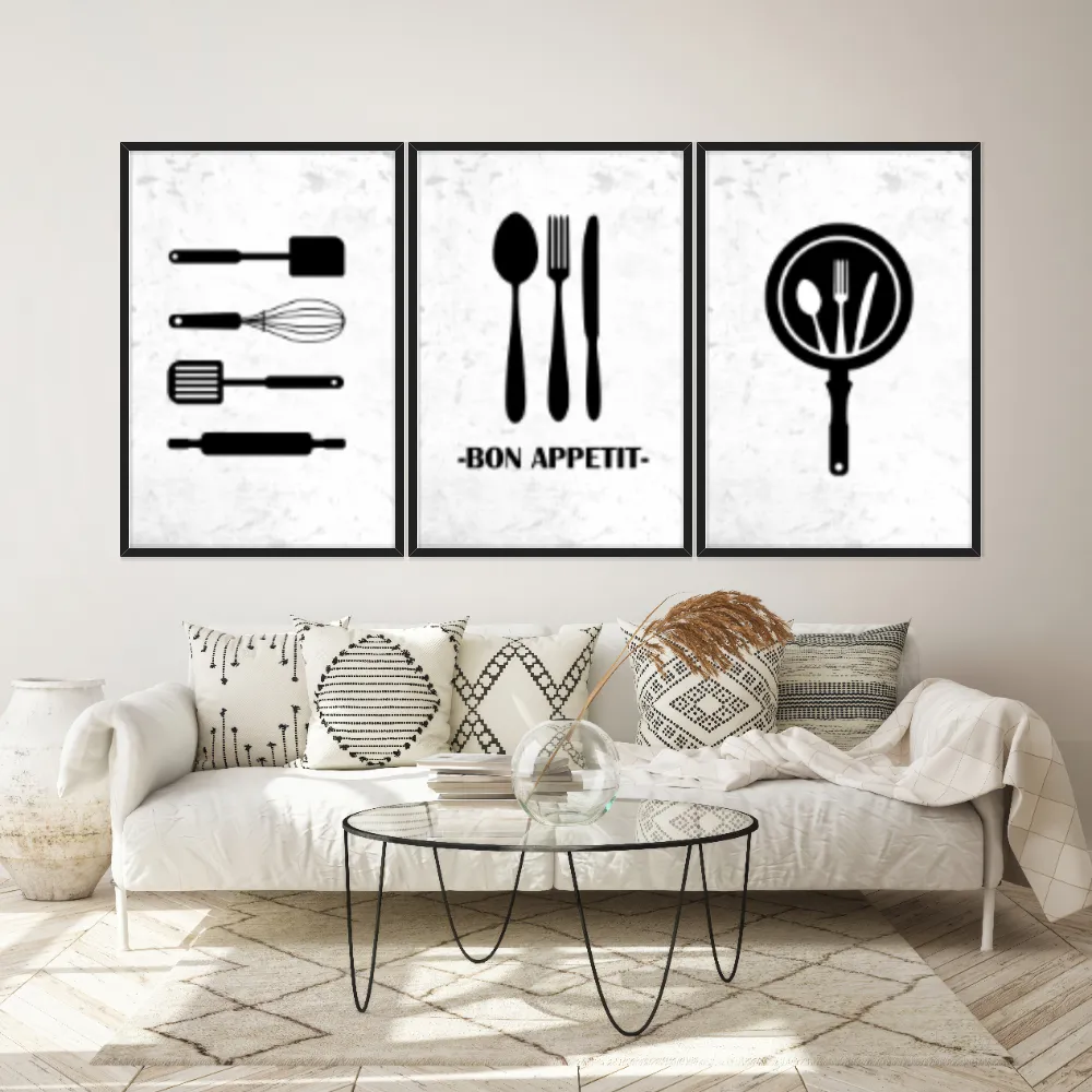 Kit Quadros Decorativos Colheres