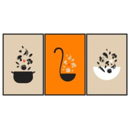 Kit Quadros Decorativos Panela