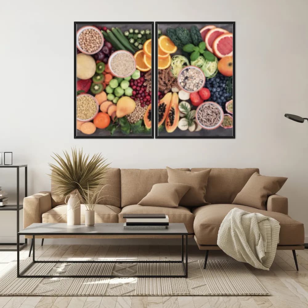 Kit Quadros Decorativos Verduras E Legumes