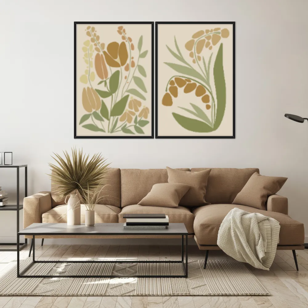 Kit Quadros Decorativos Minimalista