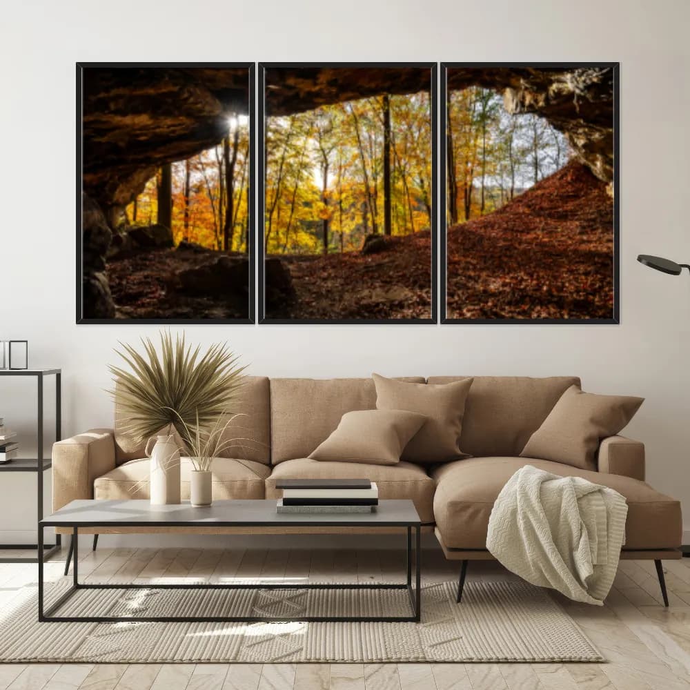 Kit Quadros Decorativos Árvore Laranja