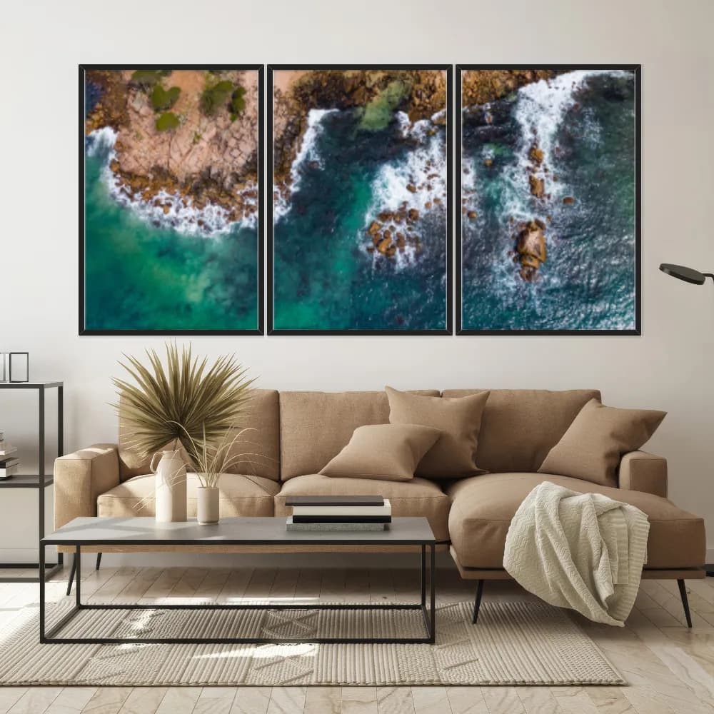Kit Quadros Decorativos Mar