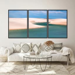 Kit Quadros Decorativos Mar