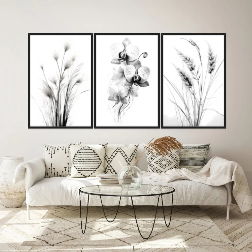 Kit Quadros Decorativos Minimalista