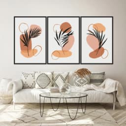 Kit Quadros Decorativos Tropical