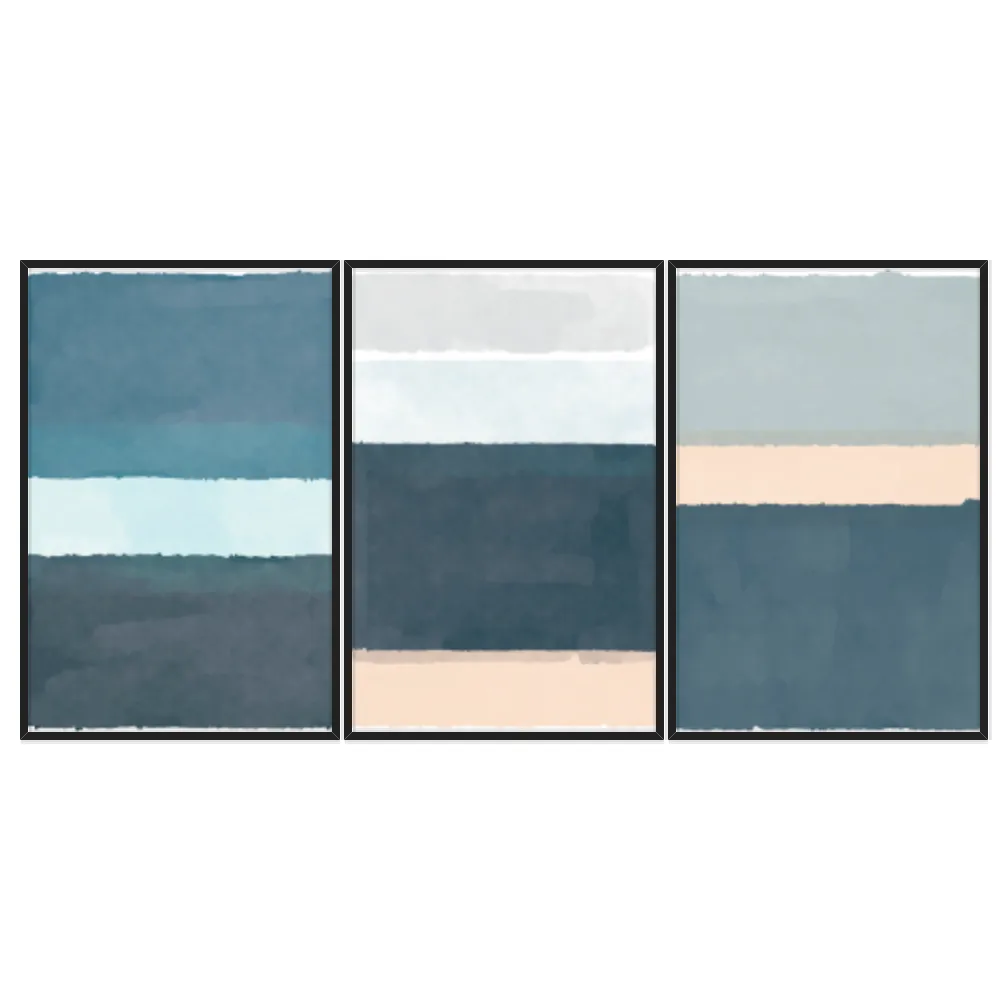 Kit Quadros Decorativos Aquarela