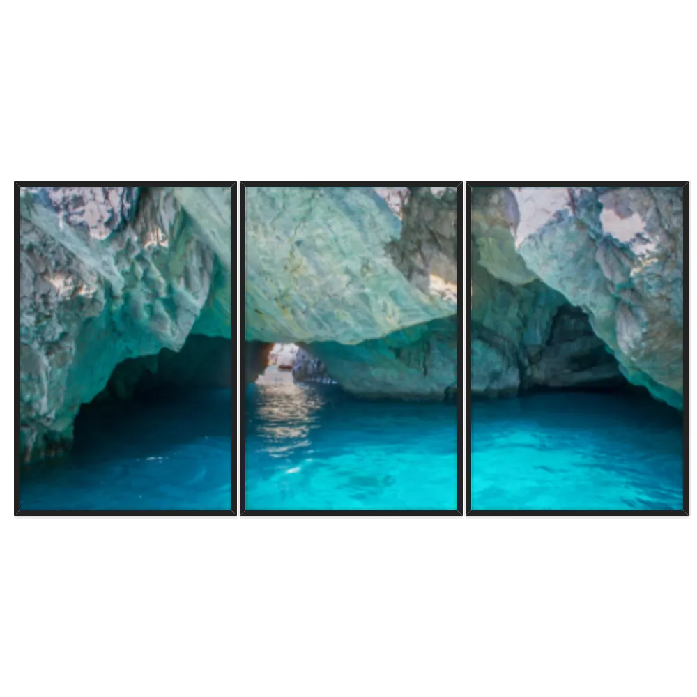 Kit Quadros Decorativos Gruta Da Caverna