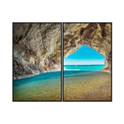 Kit Quadros Decorativos Gruta Com Caverna
