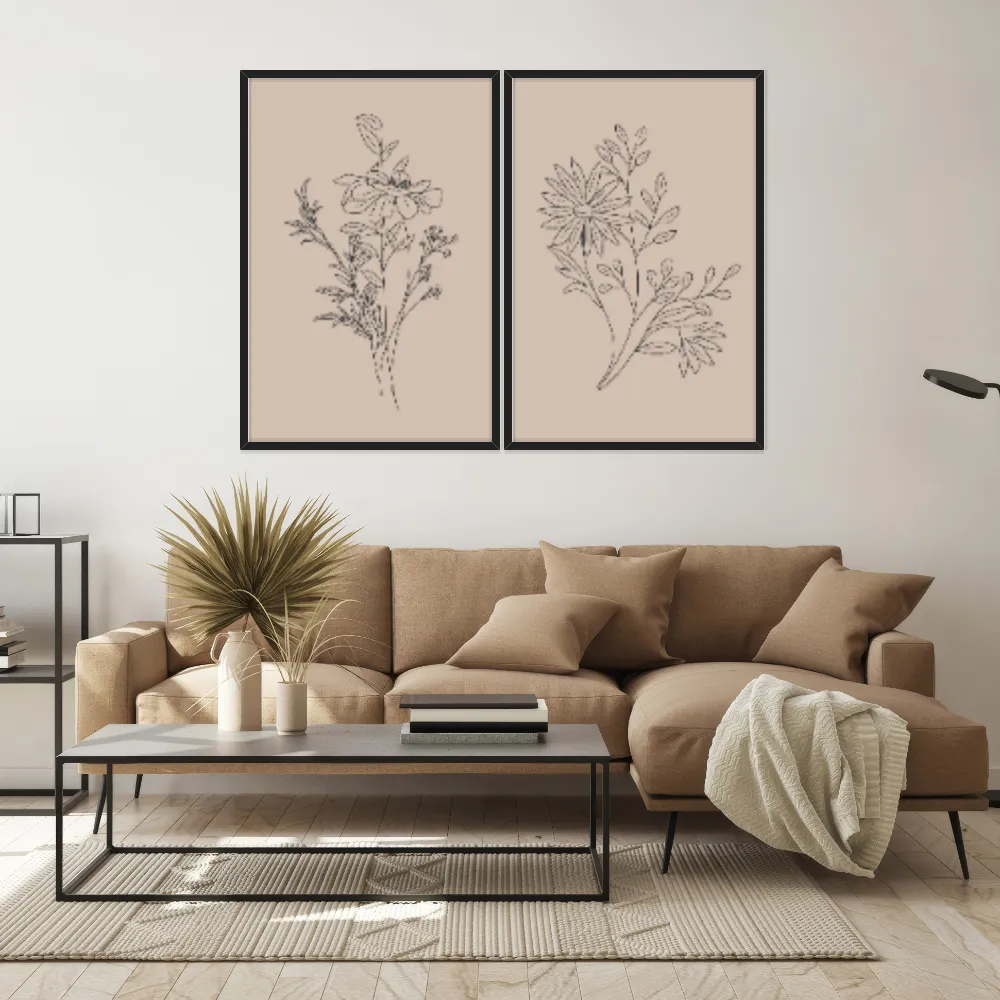 Kit Quadros Decorativos Minimalista