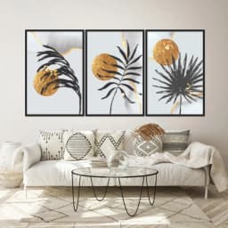 Kit Quadros Decorativos Minimalista