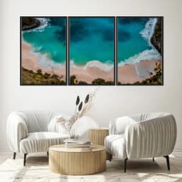 Kit Quadros Decorativos Praia