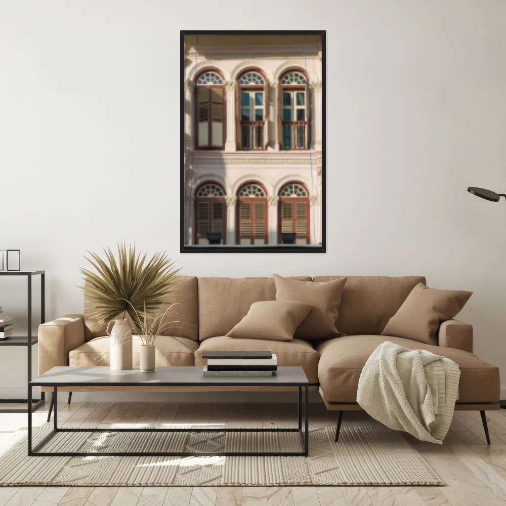 Quadro Decorativo Construção Antiga