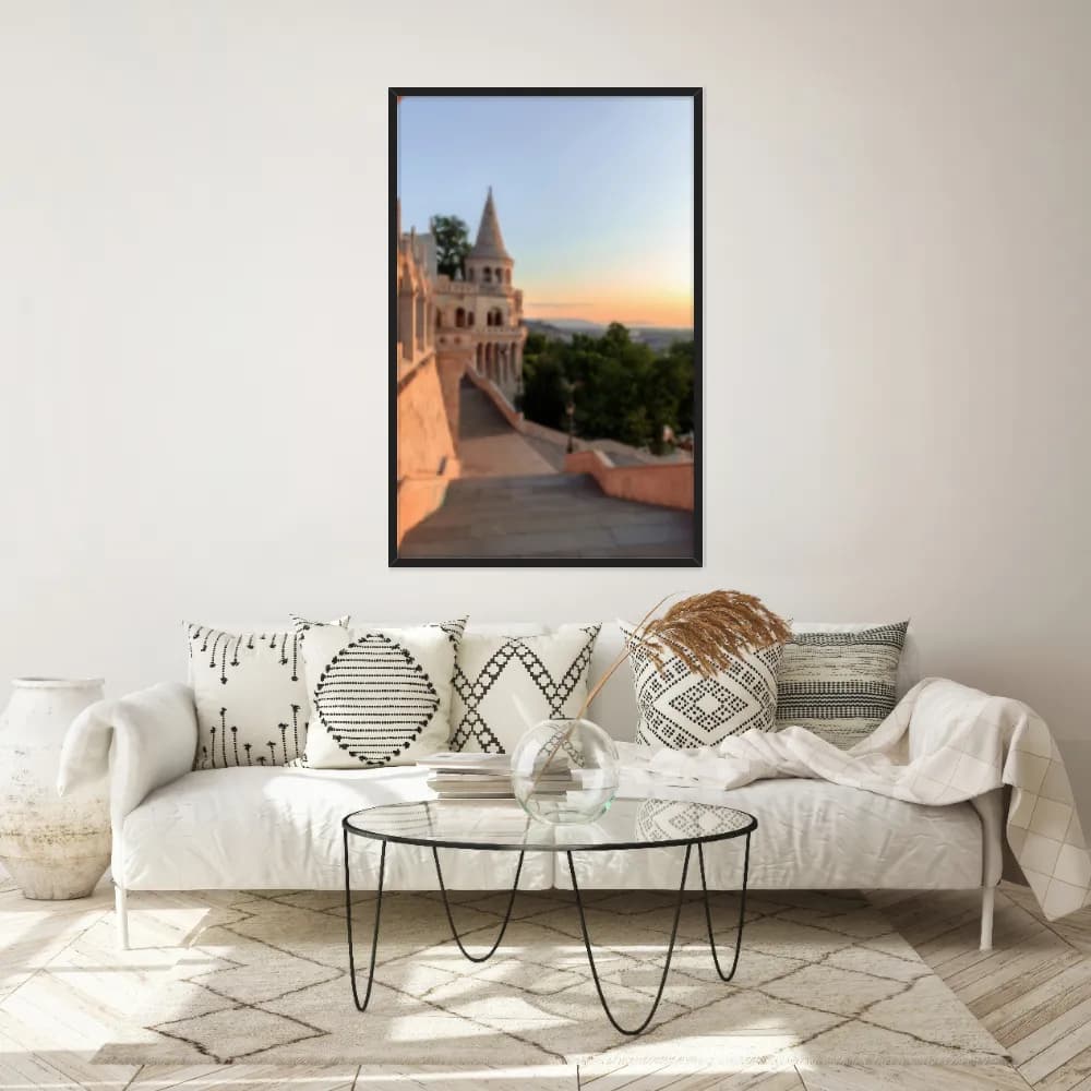 Quadro Decorativo Bastiao Dos Pescadores Budapeste