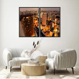 Kit Quadros Decorativos Predios De Sao Paulo