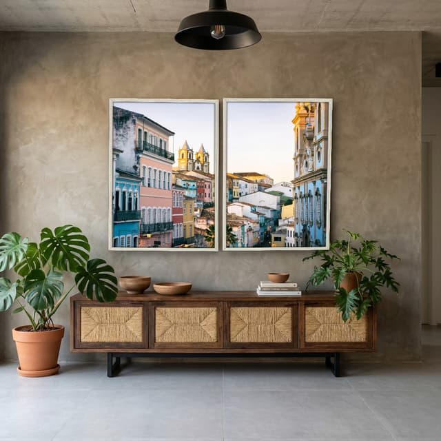 Kit Quadros Decorativos Pelourinho Bahia